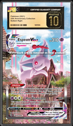 x9 Eveelutions Display Extend Art for CGC Graded Pokemon Slabs - Image 4