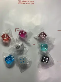 Yugioh Legendary Duelists + Dragons of Legend Official Konami Sealed 8 Dice Set - Image 1