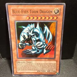 Yugioh Blue-Eyes Toon Dragon DB1-EN066 Super Rare Lp - Image 1