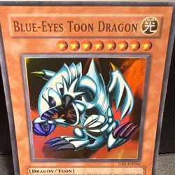 Yugioh Blue-Eyes Toon Dragon DB1-EN066 Super Rare Lp - Image 2