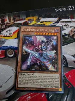 Yu-Gi-Oh! Evil Twins Ki-sikil & Lil-la (PCR) RA04-EN037 Quarter Century Stampede - Image 1