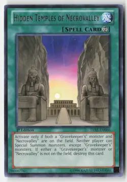 Yugioh - Hidden Temples of Necrovalley LVAL-EN066 1st Edition - Legacy of the Va - Image 1