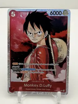 Monkey.D.Luffy - ST01-012 SR - Straw Hat Crew - Holo Foil - One Piece TCG - NM - Image 1