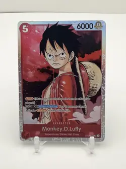 Monkey.D.Luffy - ST01-012 SR - Straw Hat Crew - Holo Foil - One Piece TCG - NM - Image 3
