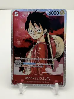 Monkey.D.Luffy - ST01-012 SR - Straw Hat Crew - Holo Foil - One Piece TCG - NM - Image 5