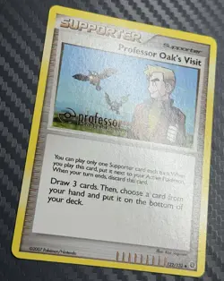 Pokemon TCG Secret Wonders Professor Oak’s Visit 122/132 Professor Program Stamp - Image 2