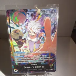 One Piece TCG OP15 -EB04 Jewelry Bonney Leader Alt Art EB04-001 NM - Image 1