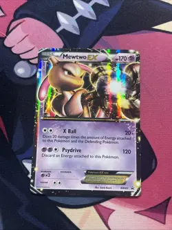 Pokemon TCG Mewtwo EX BW45 Holo Black Star Promo Card - Image 1