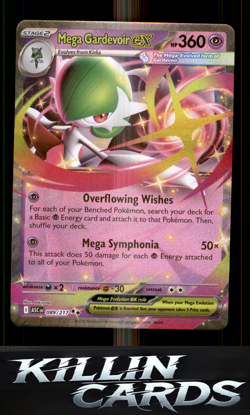 Mega Gardevoir ex 089/217 Pokemon Double Rare ME: Ascended Heroes Card NM - Image 1