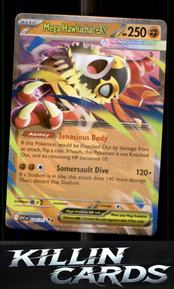 Mega Hawlucha ex - 116/217 116/217 Pokemon Double Rare ME: Ascended Heroes Card - Image 1