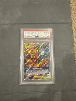 Pokemon TCG Moltres Zapdos Articuno GX Hidden Fates SM210 Promo 2019 PSA 10 - Image 1