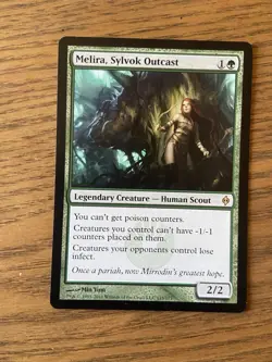 Melira, Sylvok Outcast MTG New Phyrexia Rare Green Creature Played x1 - Image 1