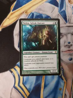 Melira, Sylvok Outcast MTG New Phyrexia Rare Green Creature Heavily Played x1 - Image 2
