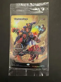MTG Warstorm Surge Foil Promo P 0001 Marvel Avengers Armageddon Sealed 2026 - Image 1