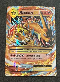 2016 Pokemon TCG XY Evolutions 13/108 Mega M Charizard EX Ultra Holo Rare NM - Image 1