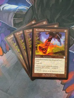 Swiftfoot Boots x 4 | RETRO | 7% Off 2+ | Brother's War | NM | MTG - Image 1