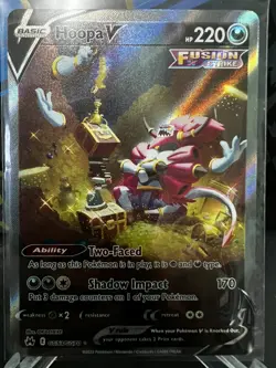 Hoopa V GG53/GG70 Galarian Gallery Full Art Mint/NM Crown Zenith - Pokemon TCG - Image 1
