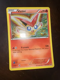 Victini 15/101 Jumbo Holo Rare Promo 2011 BW: Noble Victories Pokemon TCG - Image 1