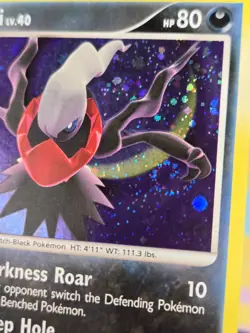 Darkrai 4 Holo 106 R Great Encounters Pokemon Lightly Played *SWIRL* - Image 3