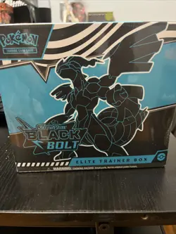 Pokemon Black Bolt ETB New Factory Sealed - Image 1