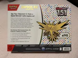 Pokemon TCG: Scarlet & Violet 151 Zapdos EX Collection Box New & Sealed - Image 2