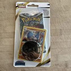 Pokemon TCG Silver Tempest Cranidos Promo Checklane Blister Booster Pack New - Image 1