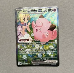 Pokemon TCG Lillie's Clefairy EX 184/159 Journey Together SIR - Image 1