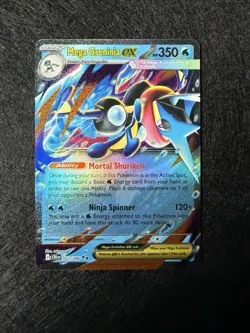 Pokemon TCG Mega Greninja ex Chaos Rising #22/086 - Image 1