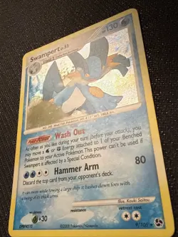 POKEMON SWAMPERT 9/106 HOLO RARE GREAT ENCOUNTERS - Image 2