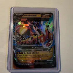 The Pokemon Company Primal Groudon EX Full Art Holo Ultra Rare 86/160 240HP - Image 1