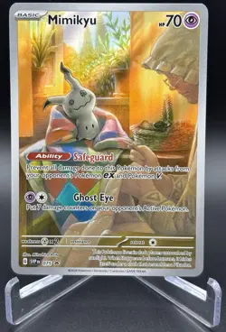 Pokemon TCG - Mimikyu SVP 075 Scarlet & Violet Black Star Promo Paldean Fates NM - Image 1