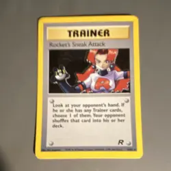 Pokemon TCG Rocket's Sneak Attack 16/82 Team Rocket Regular Rare English - Image 1