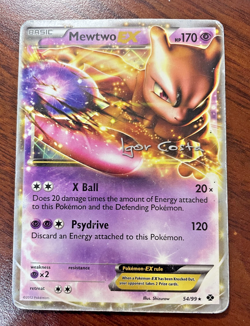 Pokemon- Mewtwo ex 54/99 Rare- World Championships 2012 - Image 1