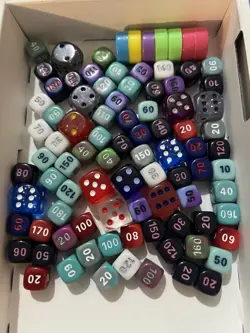 Lot Of Pokemon TCG Damage Counter Dice Pre-owned Random Pieces Included - Image 3