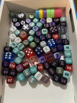 Lot Of Pokemon TCG Damage Counter Dice Pre-owned Random Pieces Included - Image 4
