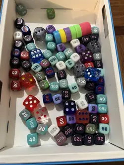 Lot Of Pokemon TCG Damage Counter Dice Pre-owned Random Pieces Included - Image 5