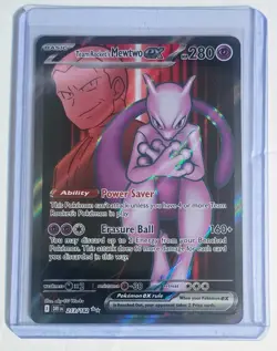 Team Rocket's Mewtwo ex 213/182 Ultra Rare Destined Rivals Pokemon NM - Image 3