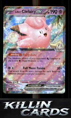 Lillie's Clefairy ex - 076/217 076/217 Pokemon Double Rare ME: Ascended Heroes C - Image 1