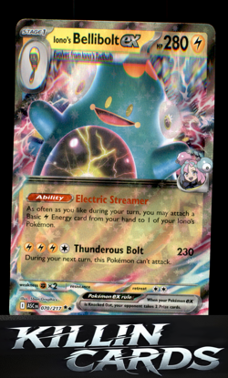 Iono's Bellibolt ex - 070/217 070/217 Pokemon Double Rare ME: Ascended Heroes Ca - Image 1