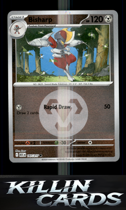 Reverse Holofoil Bisharp (Energy Symbol Pattern) 147/217 Pokemon Common ME: Asce - Image 1