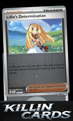 Reverse Holofoil Lillie's Determination 192/217 Pokemon Uncommon ME: Ascended He - Image 1