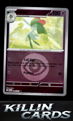 Reverse Holofoil Kirlia (Energy Symbol Pattern) 088/217 Pokemon Common ME: Ascen - Image 1