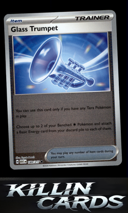 Reverse Holofoil Glass Trumpet - 189/217 189/217 Pokemon Common ME: Ascended Her - Image 1