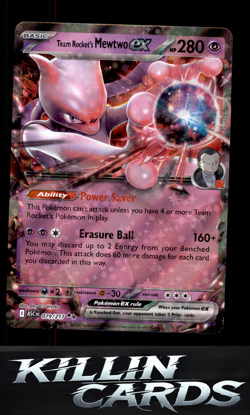 Team Rocket's Mewtwo ex - 079/217 079/217 Pokemon Double Rare ME: Ascended Heroe - Image 1