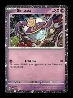 Sinistea 062 Holo Scarlet & Violet Promo NM/M Pokemon - Image 1