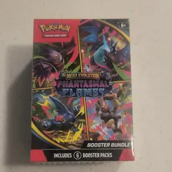 Pokemon Company Int'l Mega Evolution—Phantasmal Flames 6-Pack Booster Bundle - Image 1