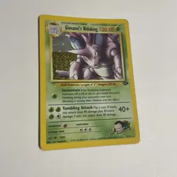 Pokemon Giovanni's Nidoking 7/132 Gym Challenge Holo MP - Image 2