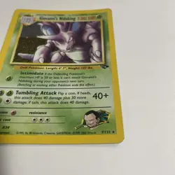 Pokemon Giovanni's Nidoking 7/132 Gym Challenge Holo MP - Image 5