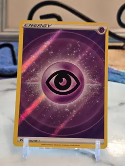 Pokemon TCG Psychic Energy (Texture Full Art) 156/159 SWSH: Crown Zenith Holo LP - Image 1