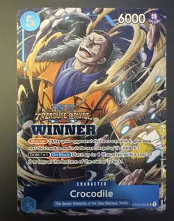 Crocodile - ST03-003 - Treasure Cruise Winner Promo Alternate Art One Piece - Image 1